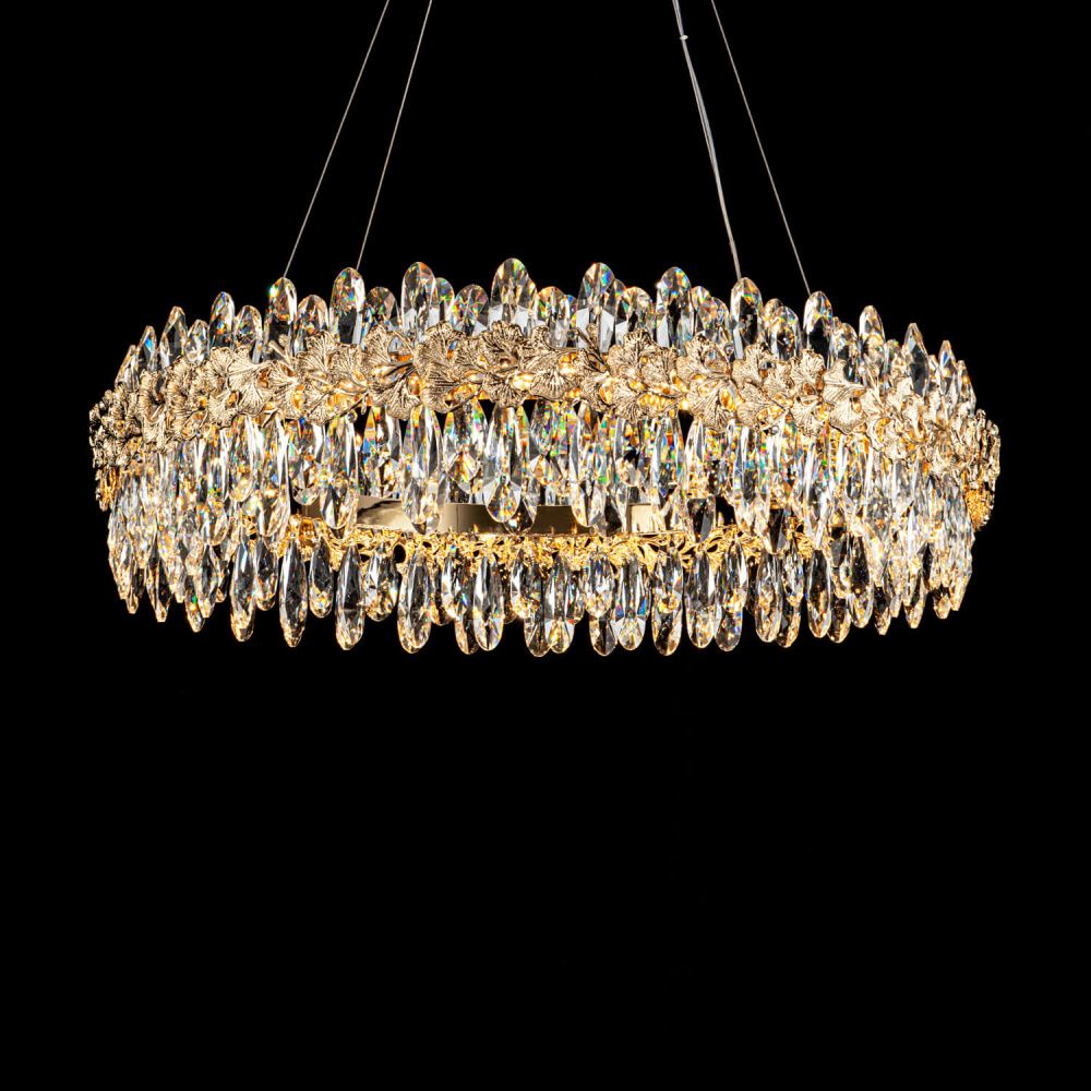 Люстра *77*20-160 см, *LED*88W, 3000-6000K, MODELUX  ML.9888.800 GD, Золото