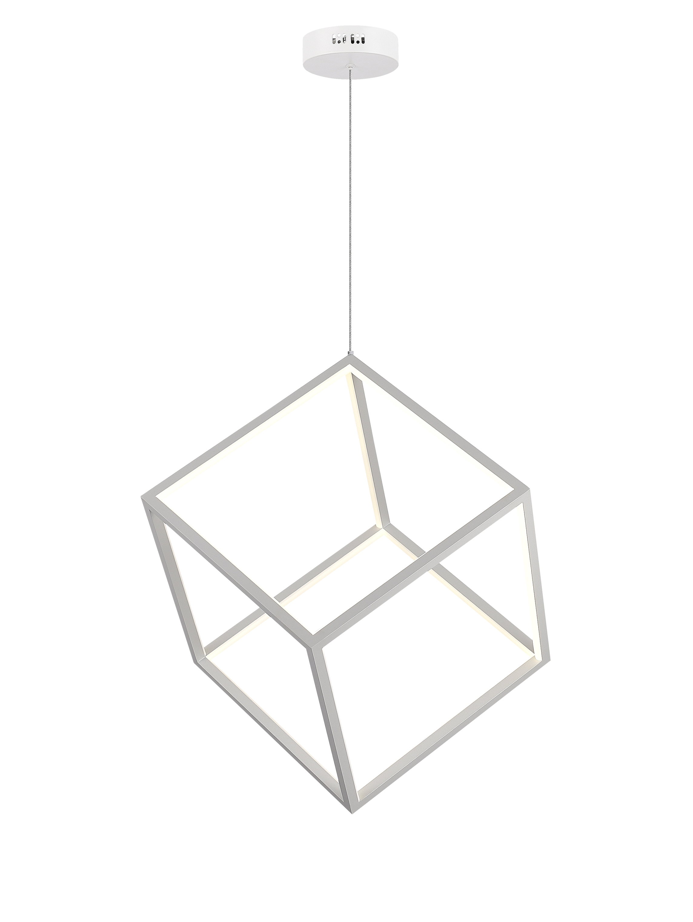 Люстра 450*450*1200, LED, 30W 4000K NewRgy LED DW-801-400 WHITE, Белый