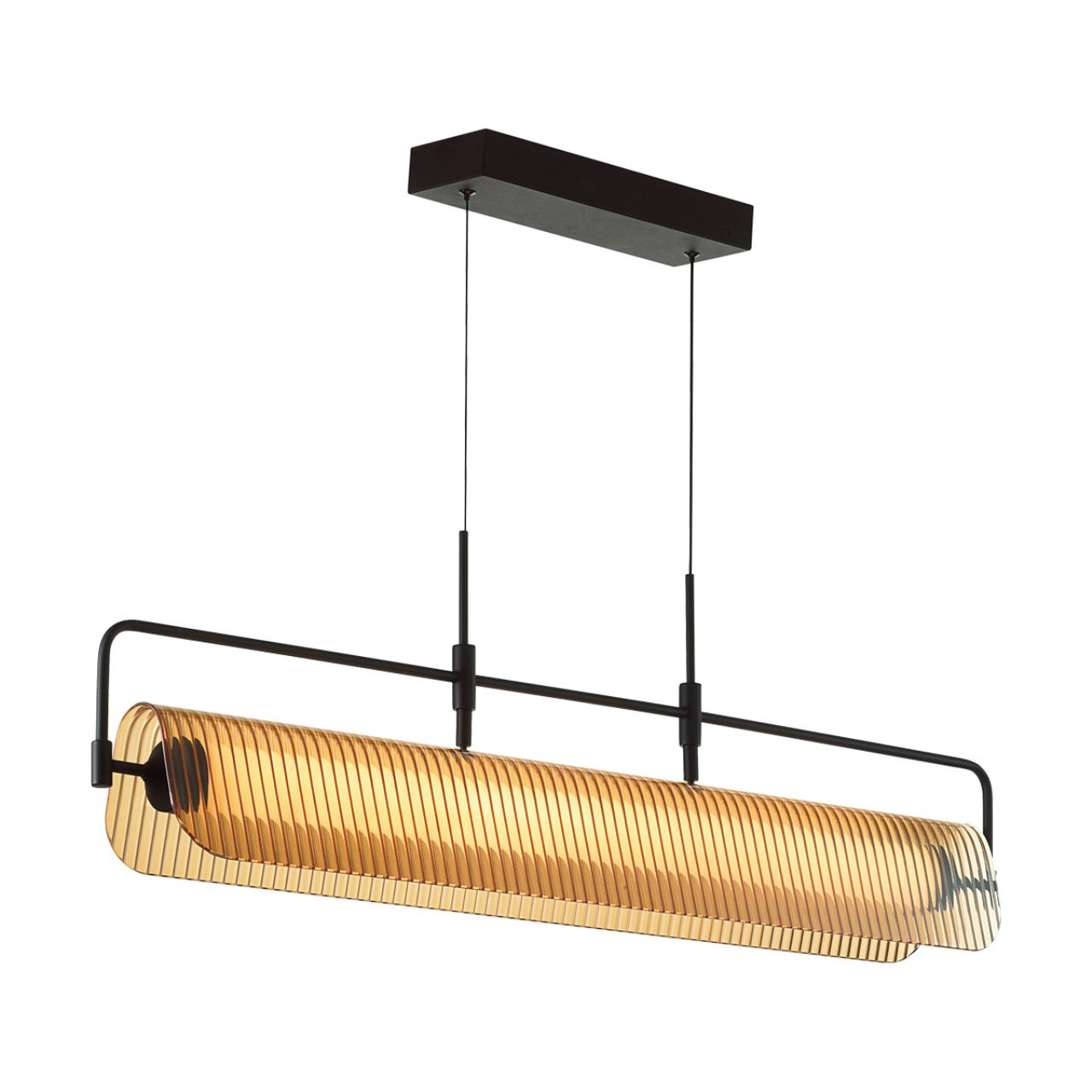 Подвес линейный 99*11*150 см, 1 LED*35W, 3000 К, Odeon Light Liner, черный 5056/35L