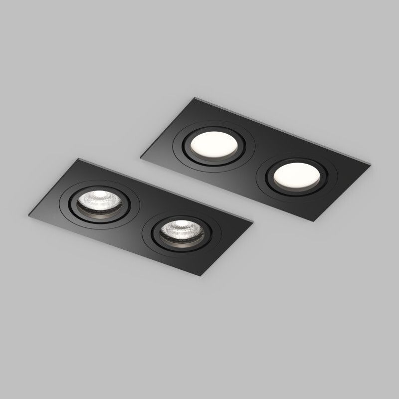 Точечный светильник влагозащищенный GU10, 9*17.5 см, Denkirs Hydro DK2112-BK, черный