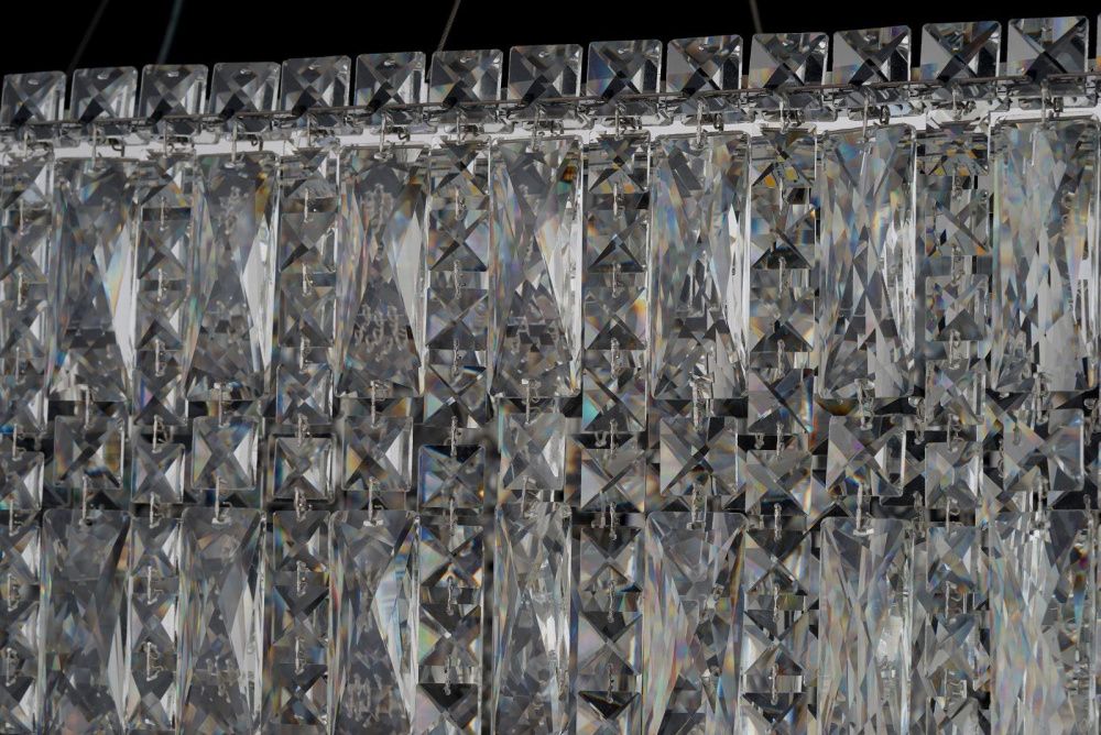 Люстра подвесная ** см, Led лента*LED*150W, 3000/6000K, Arti Lampadari Ovindoli Nickel Ovindoli L 1.5.120x40.100 N, Никель