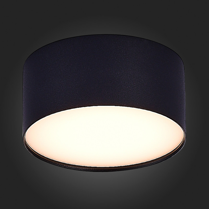 Светильник 12 см, 12W 3000K ST LUCE Накладные светильники ST606.432.12 Черный