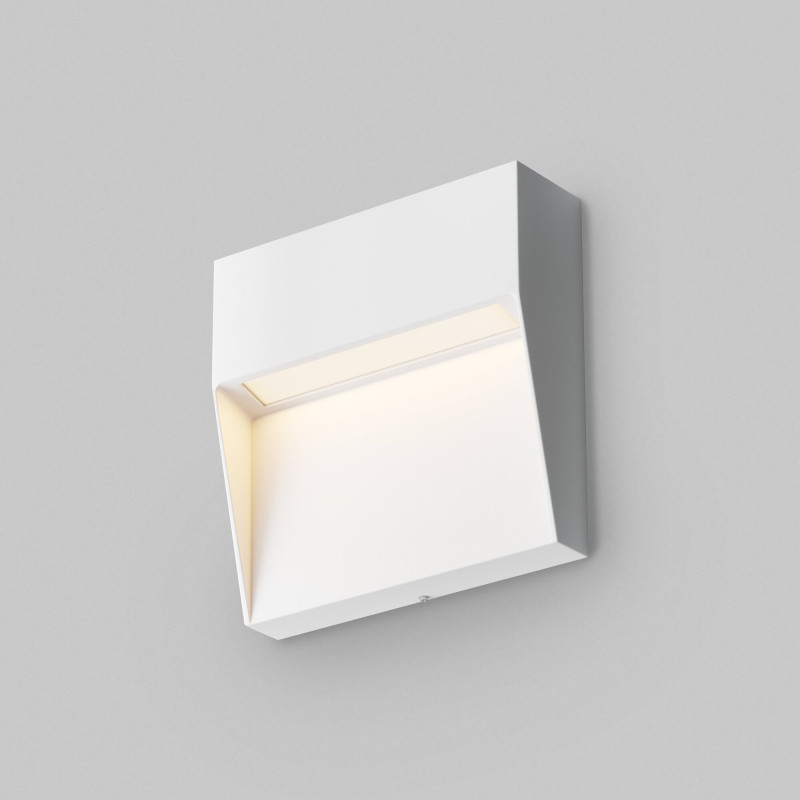 Подсветка для лестниц 11*11 см, LED 3W, 3000К, Белый Maytoni Mane O047SL-L3W3K