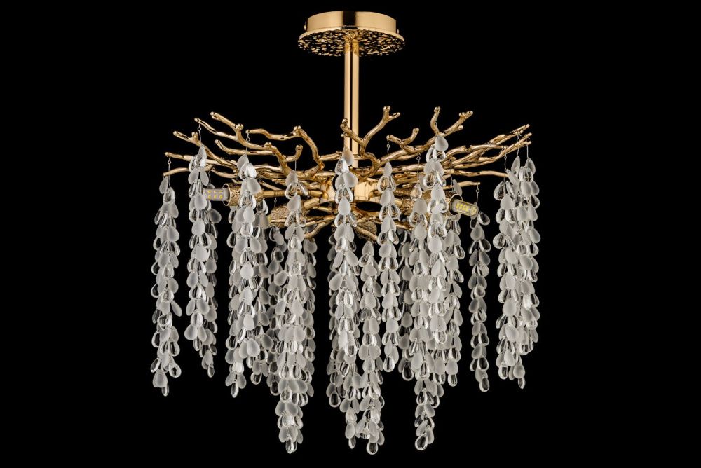 Люстра потолочная *46*55 см, 6*G9*40W, Dio D`arte Tavenna Gold Tavenna H 1.3.46.800 G, золотой