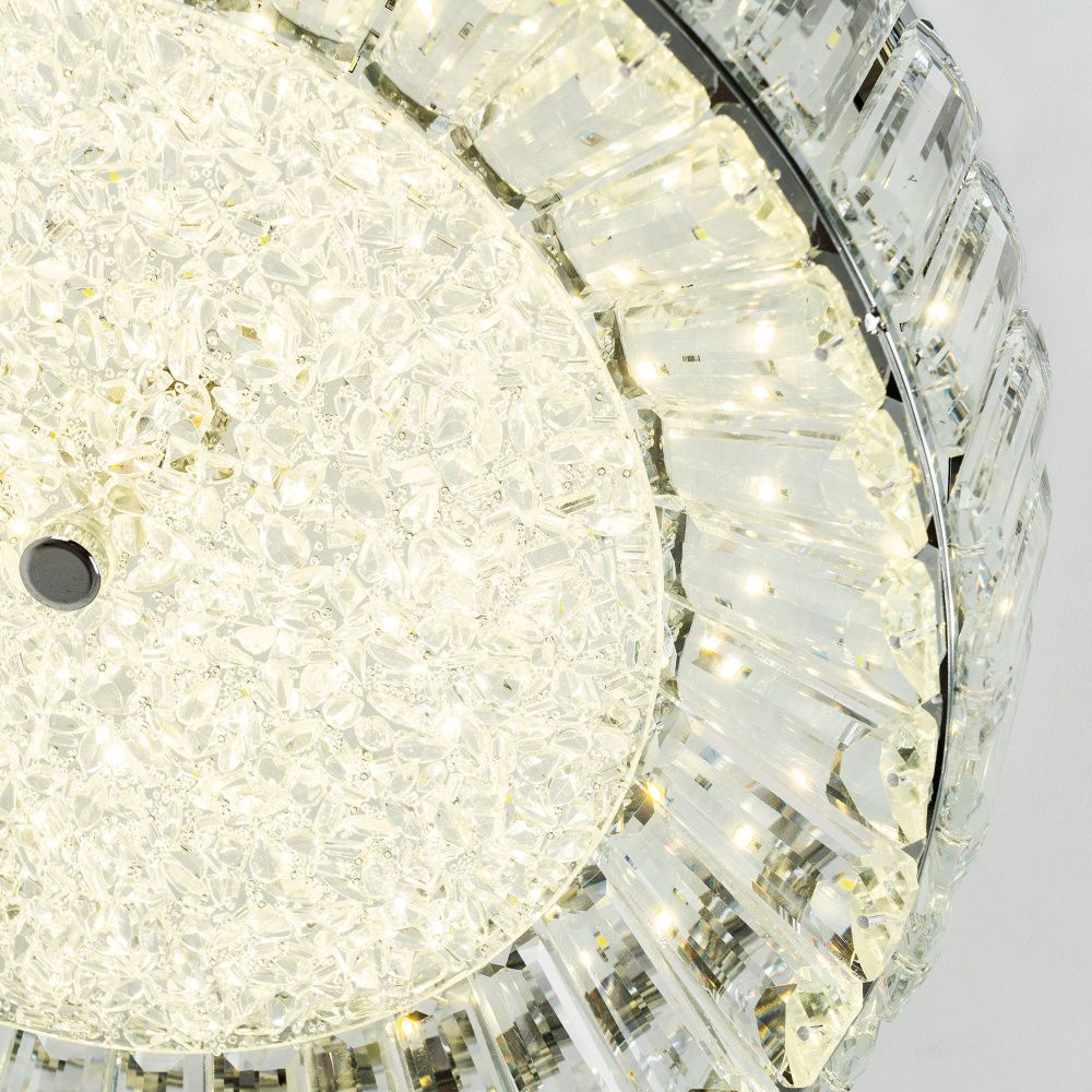Потолочный светильник 40*15 см, LED 48W, 3000-6000K MODELUX ML.2305.400 CR хром