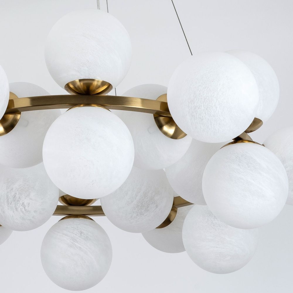 Подвесной светильник 85*80/120 см, 24*Е14 MODESTYLE MS.6117.24 BS латунь