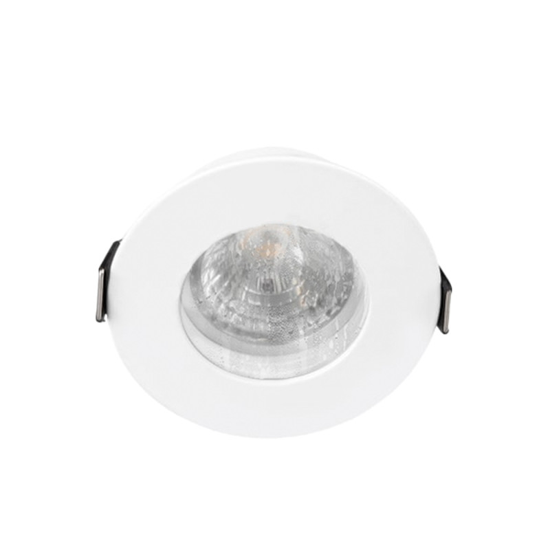 Светильник встраиваемый 8,4 см, 1*GU10*35W,  Crystal Lux CLT 045C1 WH IP44, Белый