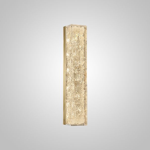 Бра OLAGUS WALL H33 Brass 9*9*33 см, 1*LED*24W, 3000, 4000, 6000K, ImperiumLoft olagus-wall01, Латунь