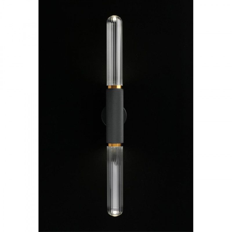 Бра 12*10*74 см, 2*GU10, 7W, Aployt Brynia APL.307.01.02, бронзовый