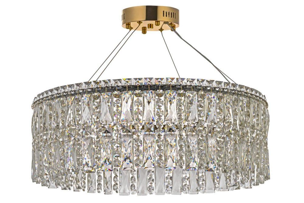 Люстра подвесная *60* см, Led лента*LED*68W, 3000/6000K, Arti Lampadari Ovindoli Gold Ovindoli L 1.5.60.100 G, Золото