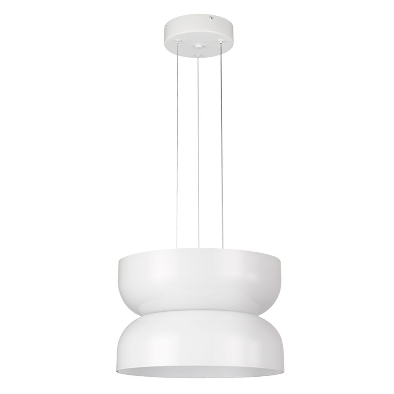 Светильник подвесной 33*21 см, 1 LED*10W, 4000 К, Divinare Opal 5246/33 SP-10, Белый