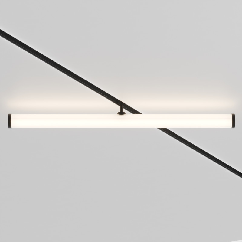 Трековый светильник 60 см, 25W, 4000K Maytoni Technical Larc TR086-2-25W4K-B черный