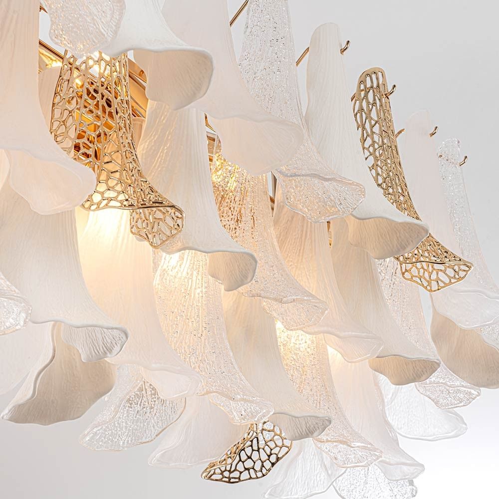 Подвесная люстра 48*124*58/120 см, 16*Е14 MODELUX premium ML.6777.16P GD золото