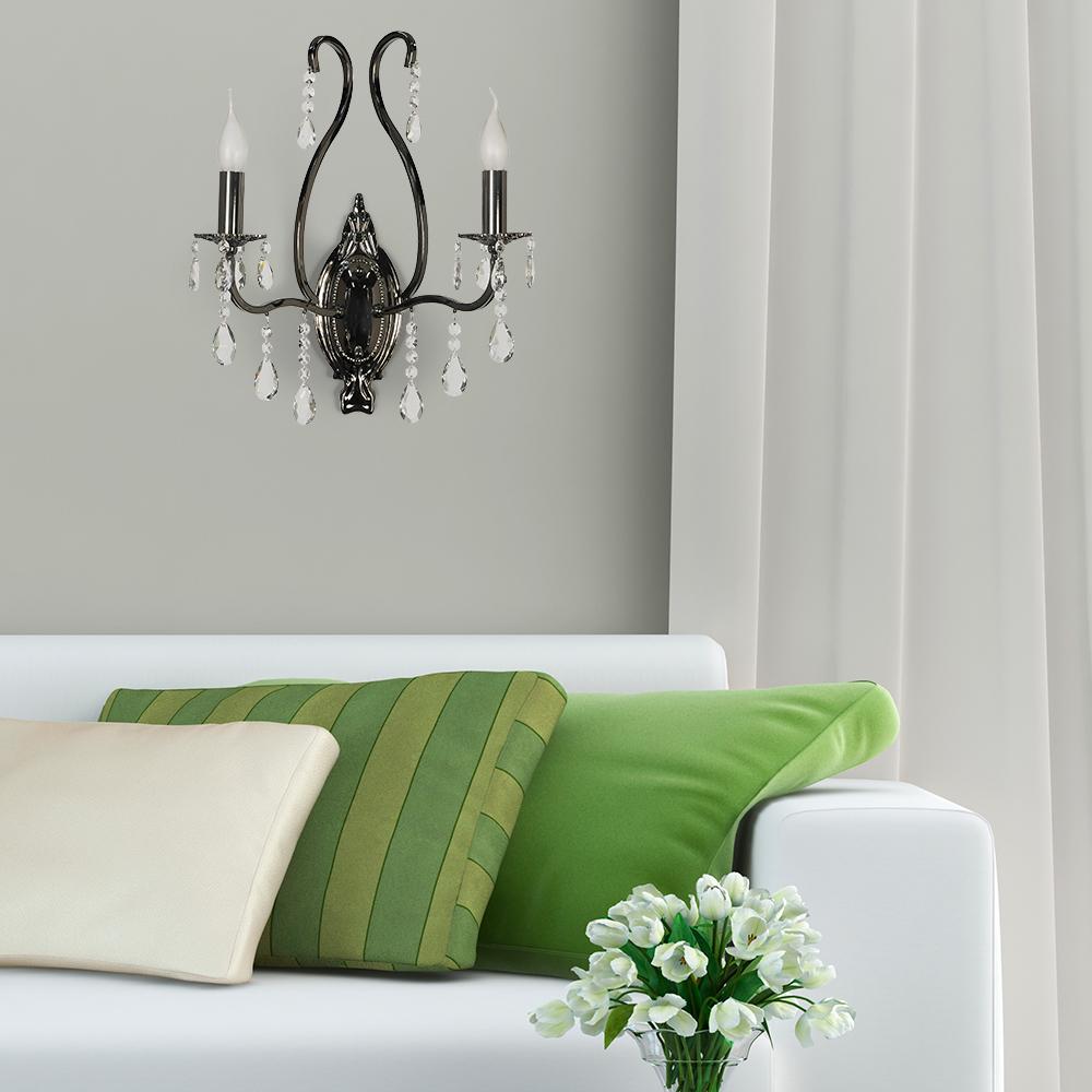 Бра *36*45 см, 2*E14*40W, Arti Lampadari Ercolano Graphite Ercolano E 2.1.2.601 N, Графит