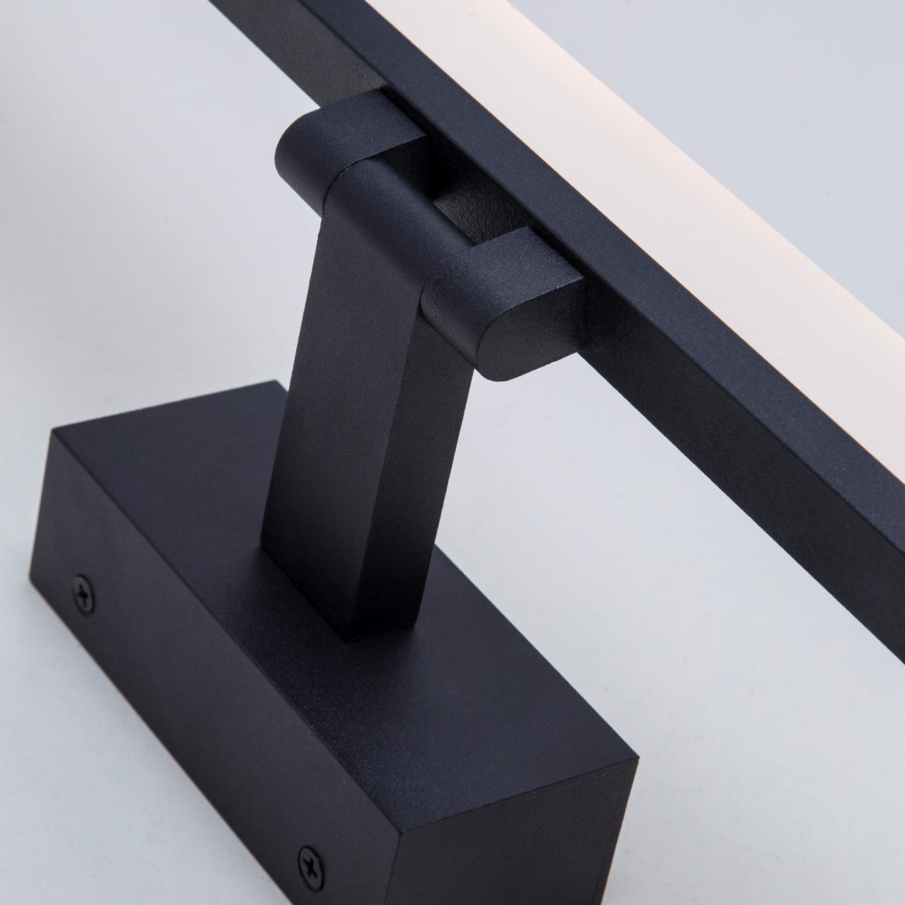 Бра 72*12*7 см, LED 20W, 3000 / 6000K, Черный LED4U L7179-720 BK