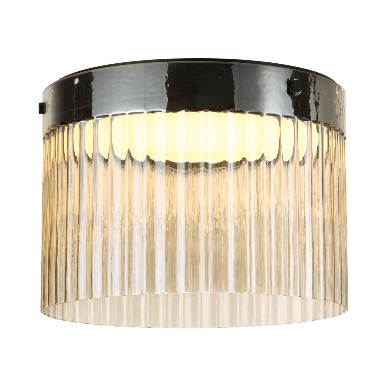Потолочный светильник 28*28*20,8 см,  LED*W, 4000 К, Odeon Light Pillari, черный 5047/24LC