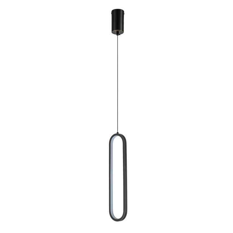 Подвесной светильник 9-160 см, 1*LED*12W, 3000K, Belfast Nevis 86227-1W-41 BL, Черный