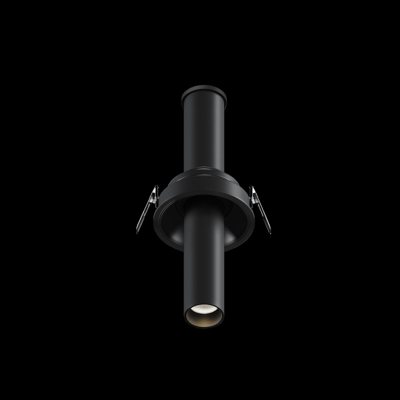 Встраиваемый светильник 3*3*21,6 см, LED, 7W, 3000К, Maytoni Technical Focus T C140RS-L200-7W3K-B черный