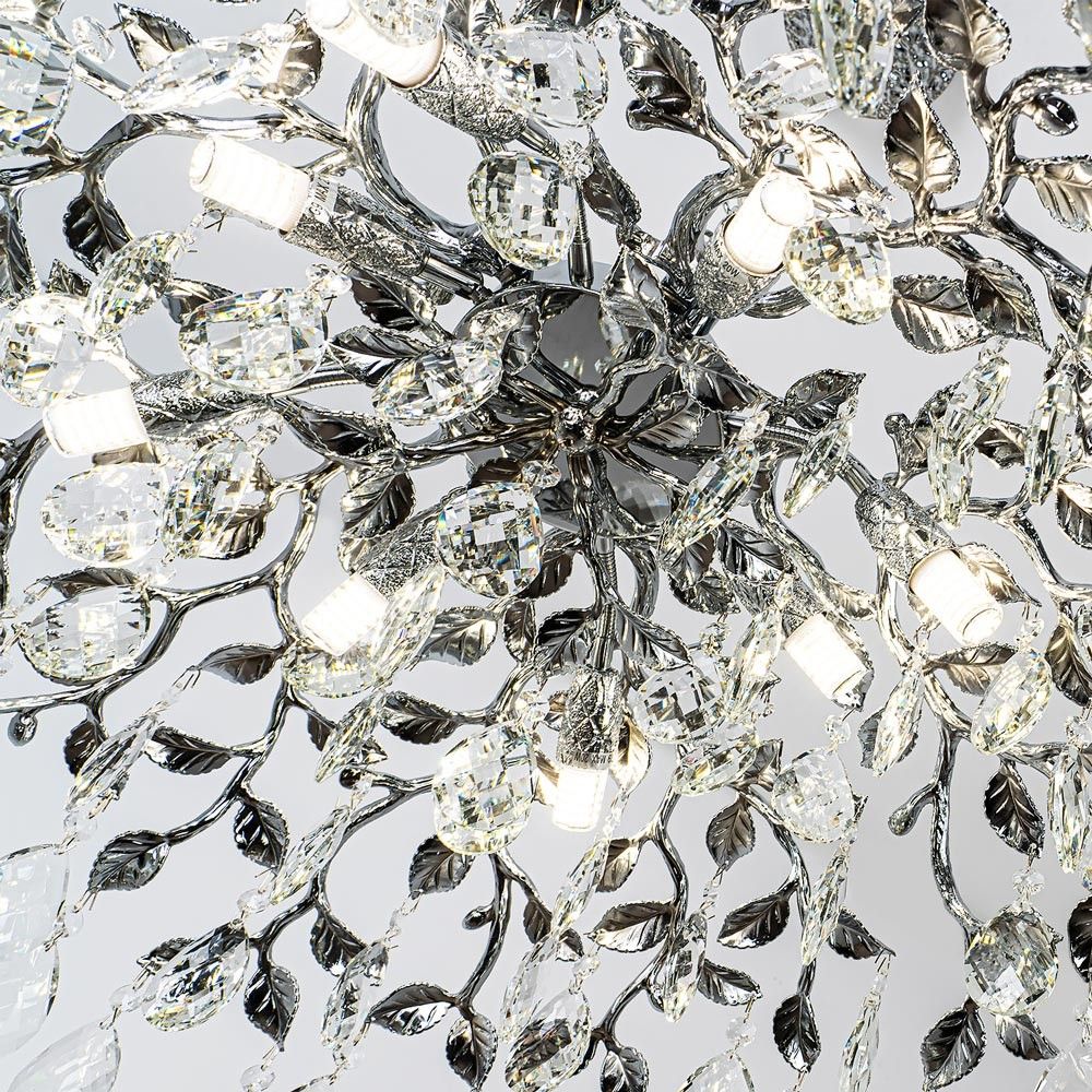 Подвесная люстра 80 см, MODELUX ML.8065.10 CR, хром