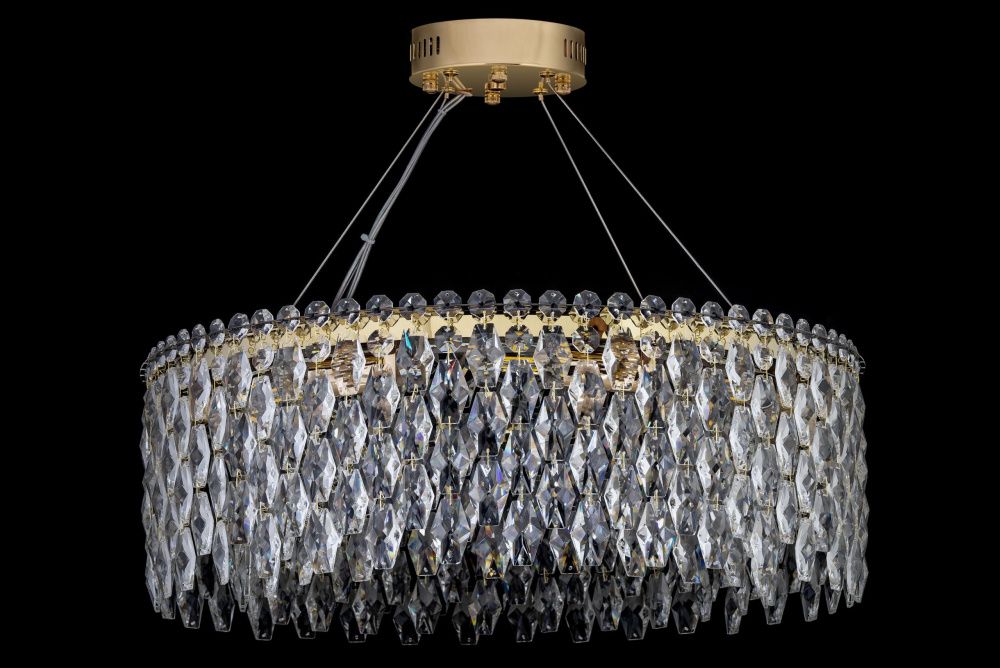 Люстра подвесная *60* см, 8*E14/LED*40/64W, Dio D`arte Vacone Vacone LE 1.5.60.100 G, золото