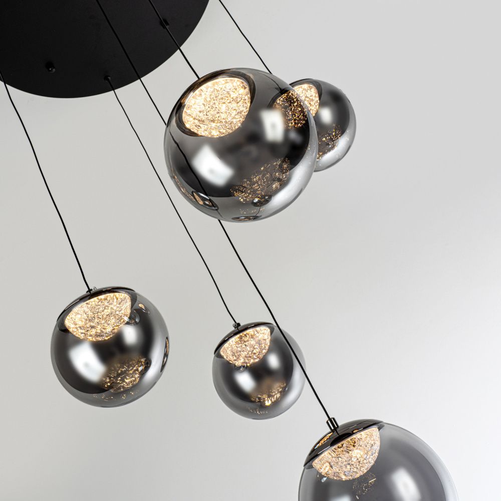 Светильник *50* см, LED*32W, 3000-6000K, Modelux  ML.2338.5 BK, Чёрный