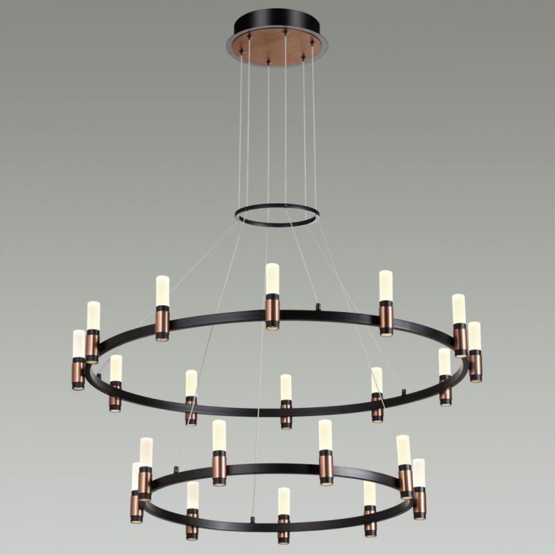 Светодиодный светильник 95 см, 98W, 4000K, Odeon Light Candel 5009/98L, черный