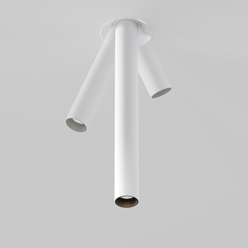Встраиваемый светильник 3*3*31,6 см, LED, 7W, 3000К, Maytoni Technical Focus T C140RS-L300-7W3K-W белый