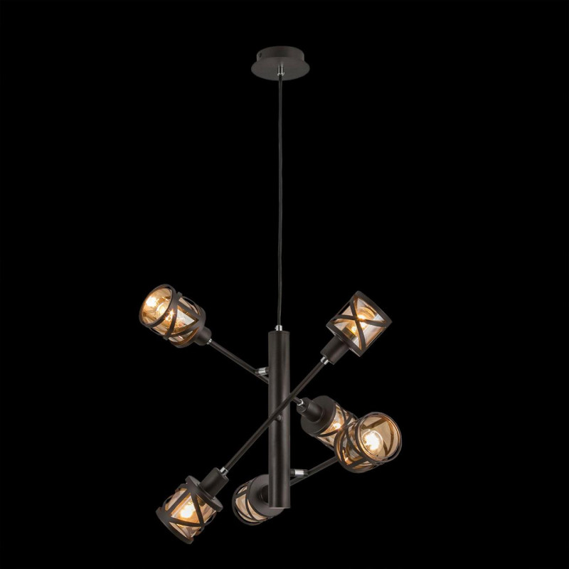 Люстра 51 см Citilux Гессен CL536165 коричневый