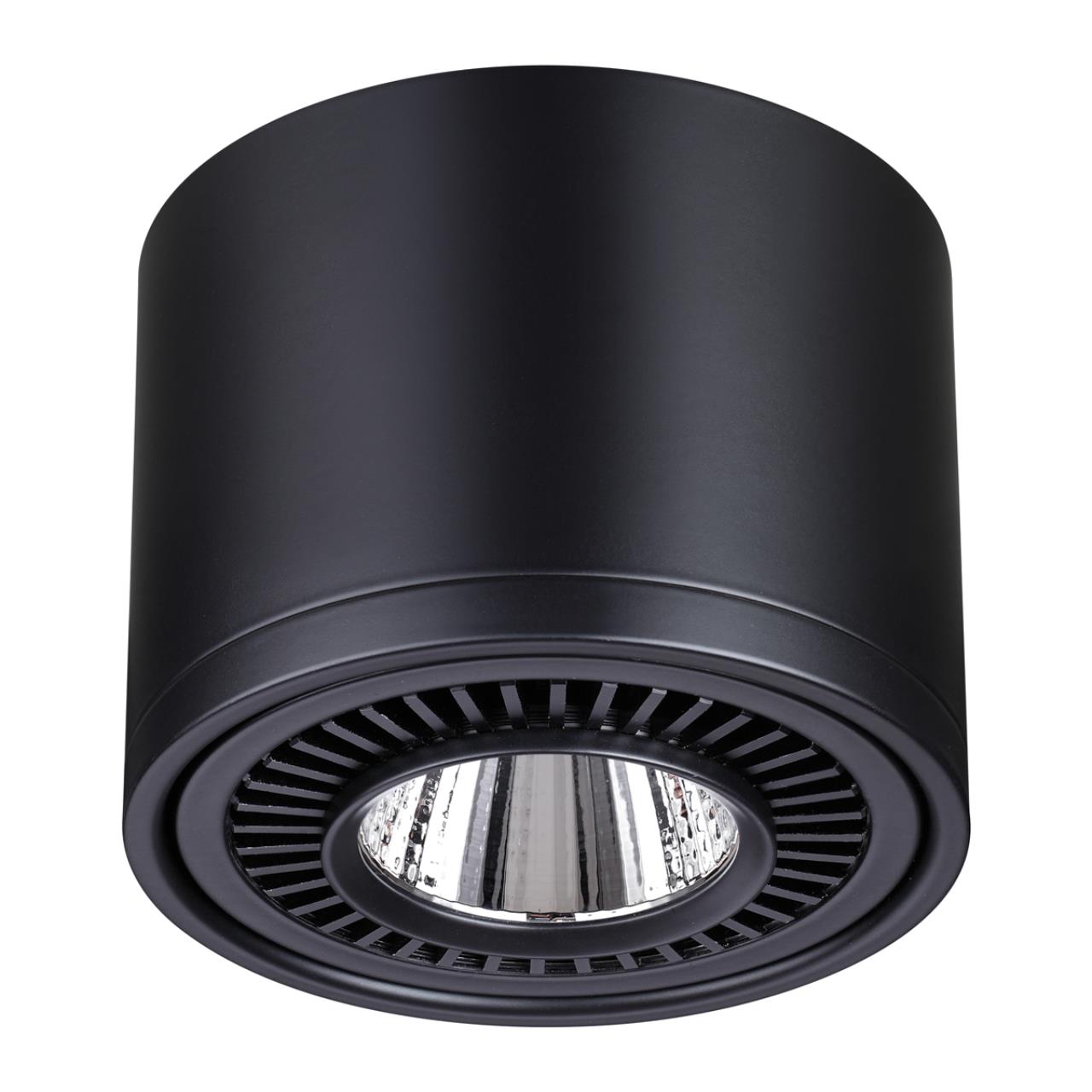 Светильник 11 см, 18W, 4000K, Novotech Gesso 358814, черный