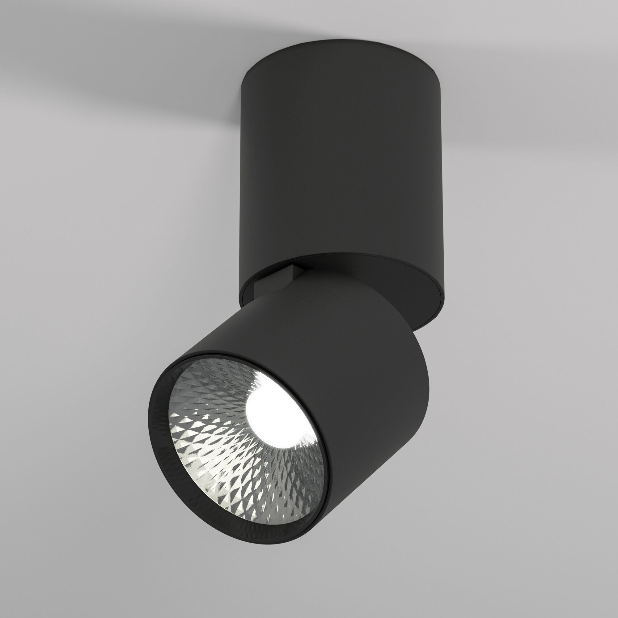 Точечный светильник LED 10W, 4000 К, 13,7*5*6 см, черный, Elektrostandard Sens 25042/LED