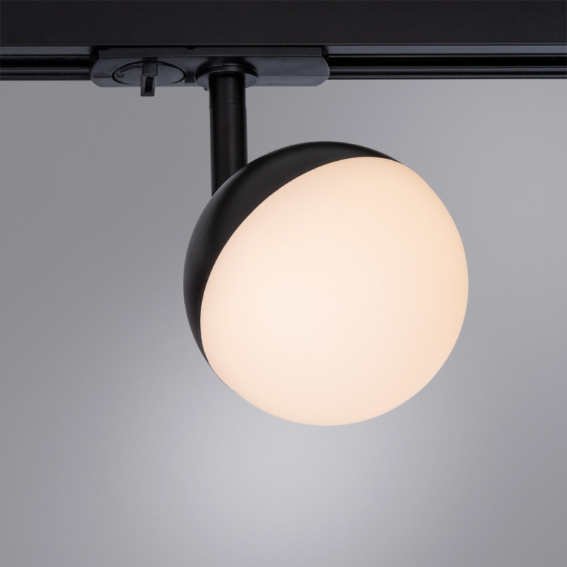 Светильник 18 см, 7W, 3000/4000/5000K, Arte Lamp VIRGO A4565PL-1BK, черный