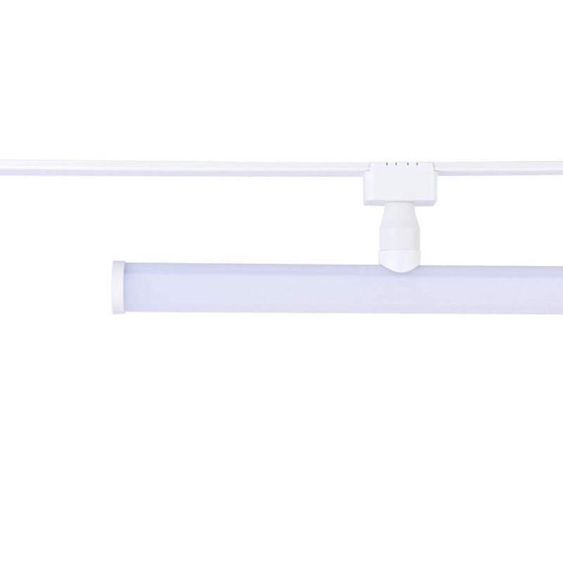 Потолочный светильник Favourite Unika 4158-1U, L300*W28*H82, магнитный светильник белого цвета на шинопровод, с поворотным механизмом, акриловый рассеиватель со встроенной лентой LED