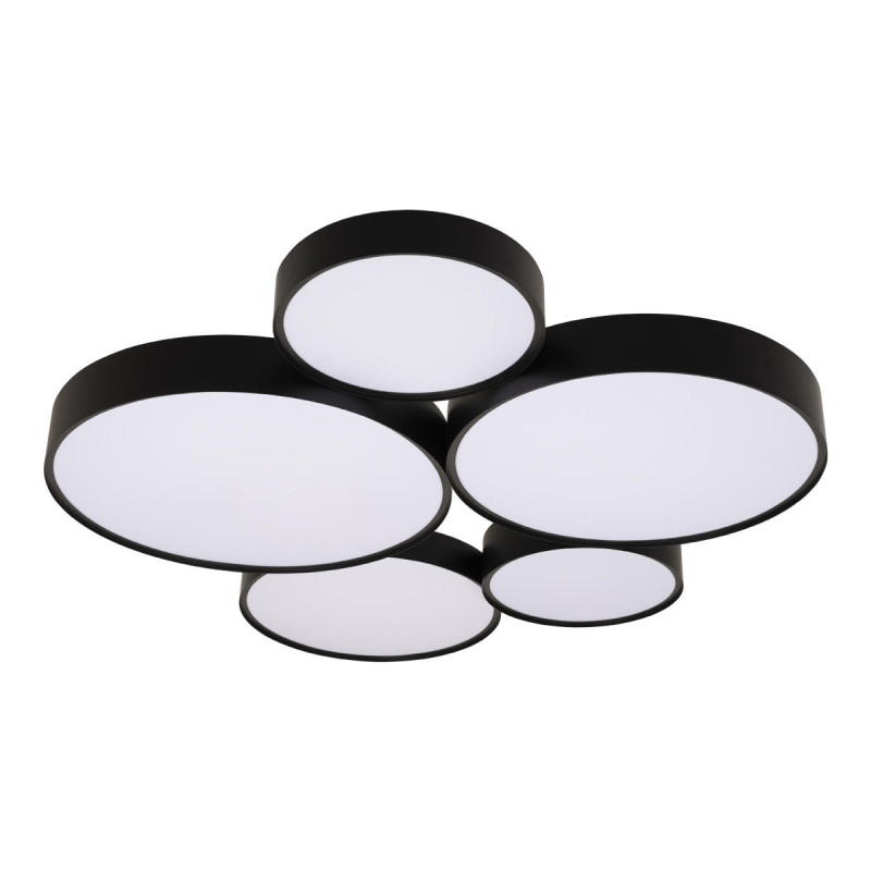 Светильник 90*10,6*0,7 см, 5*LED*W, 4000K, Loft It Drum 10218 Black, Черный