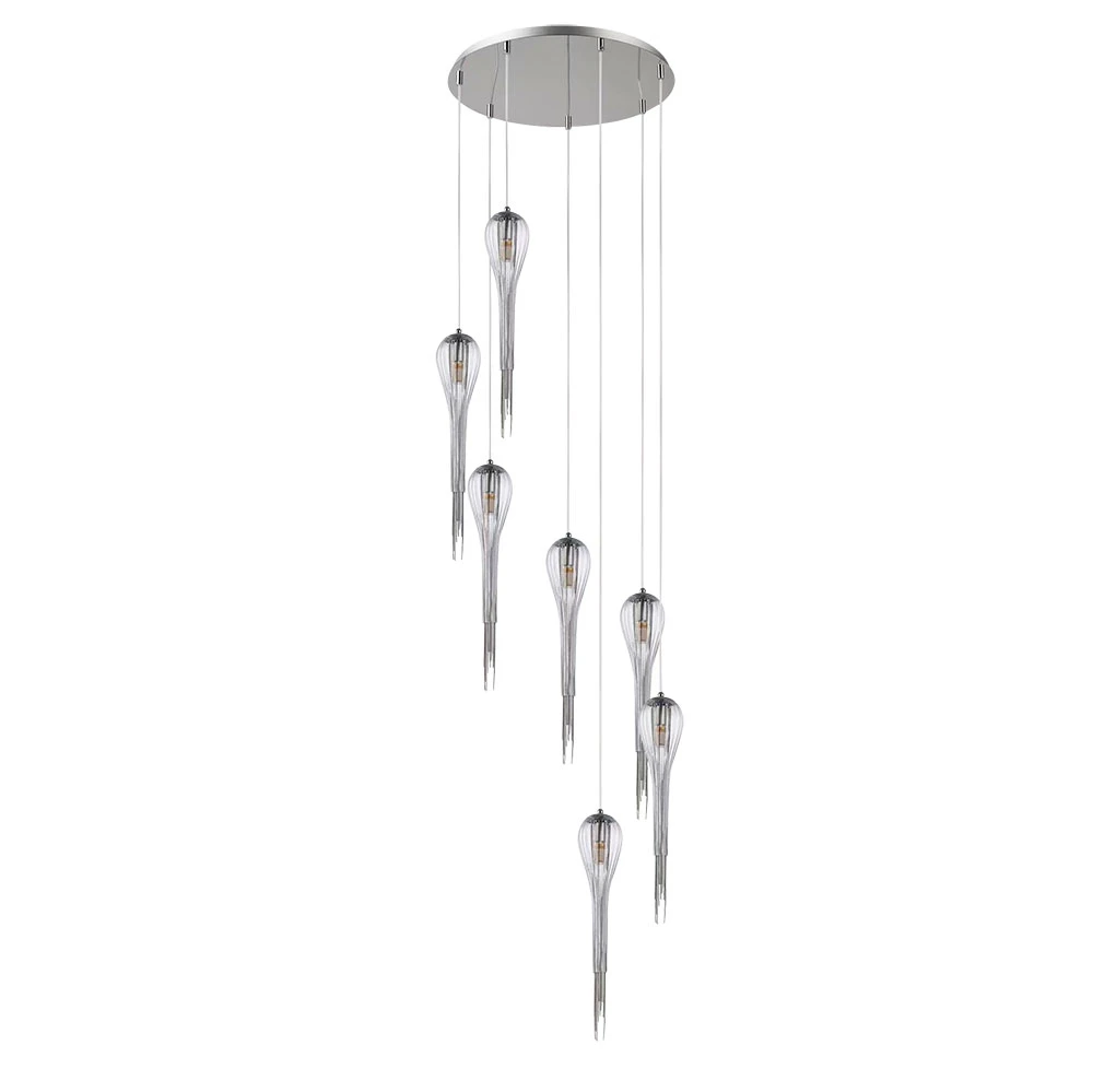 Люстра **56 см, 7*E14*40W, Arte Lamp Waterfall A1577SP-7CC, Хром
