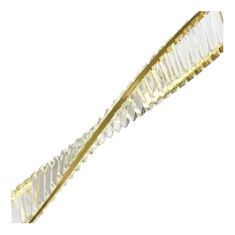 Светильник подвесной 7,6*200 см, LED*1*25W, 3000K, St Luce Elica SL6205.323.01, Латунь