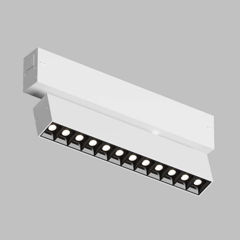 Светильник на шине 22*2,5*11,1 см, LED * 9W, 3000-6500К, Denkirs Smart Grill DK8006-WB, белый