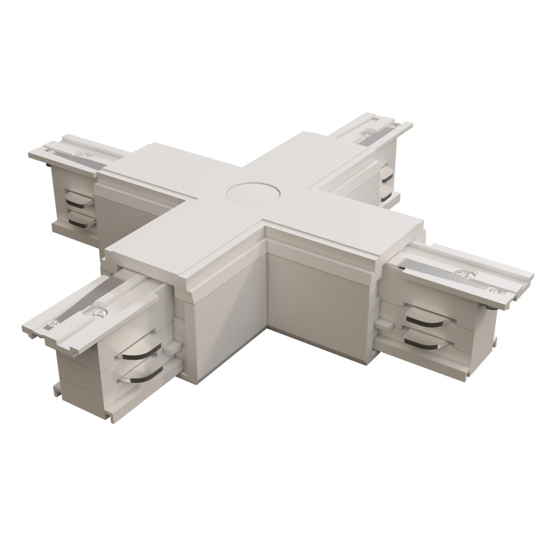 Комплектующие для накладной трековой системы Maytoni Technical Three phase track system Trinity TRA005CX-31W белыйIP 20