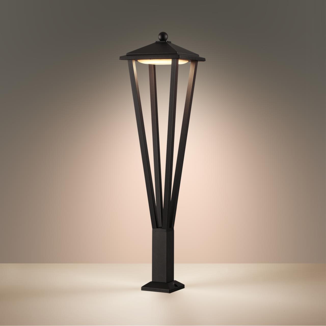 Светильник 80 см, 12W, 3000K, ODEON LIGHT BEARITZ 6655/12GL3, черный