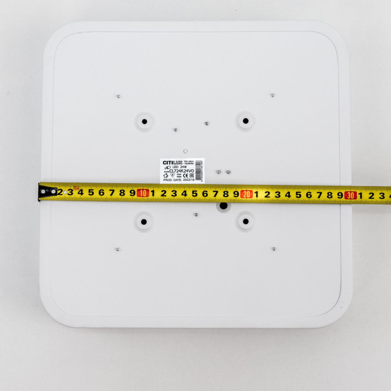 Cветильник 30 см, 24W, 3000-5500K, Citilux Купер CL724K24V0 RGB, белый