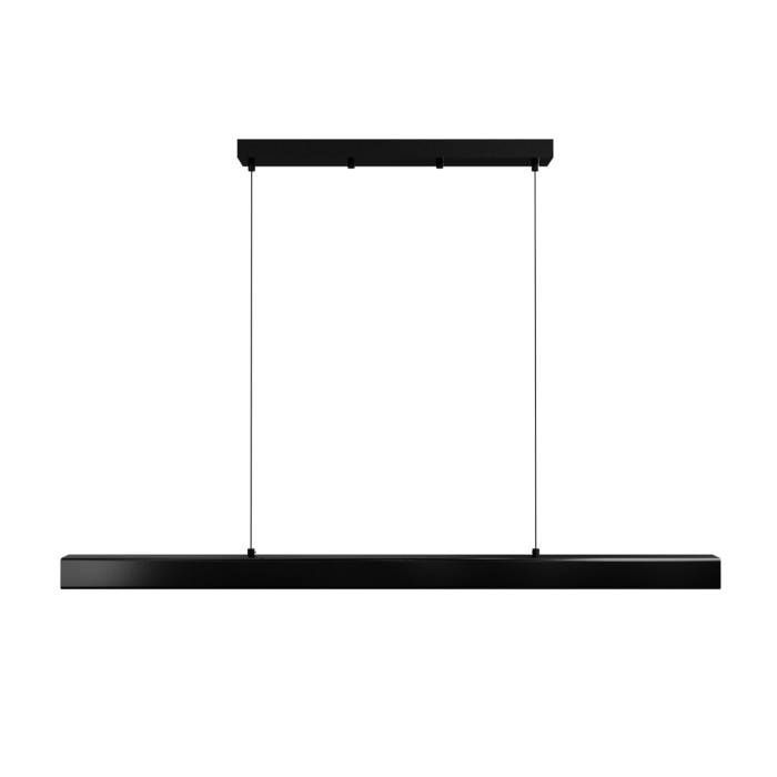 Светильник подвесной 120*10-190 см, 1*LED*48W, 3000-6000K, Lightera Baffin LE112L-120B WIFI, Черный