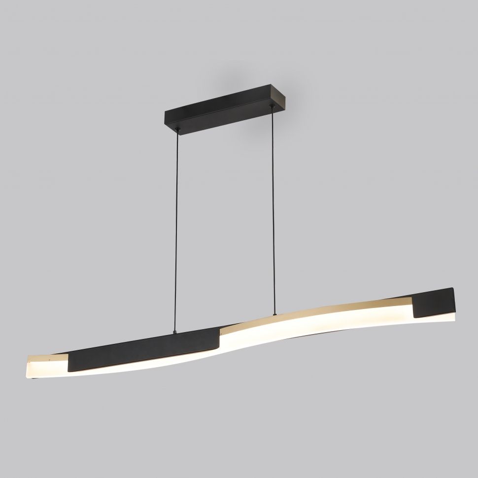 Подвесной светильник 102**15-150 см, LED*18W, 3000-6000K, iLedex Scorpio C4791-102 MBK+SGD, Черный