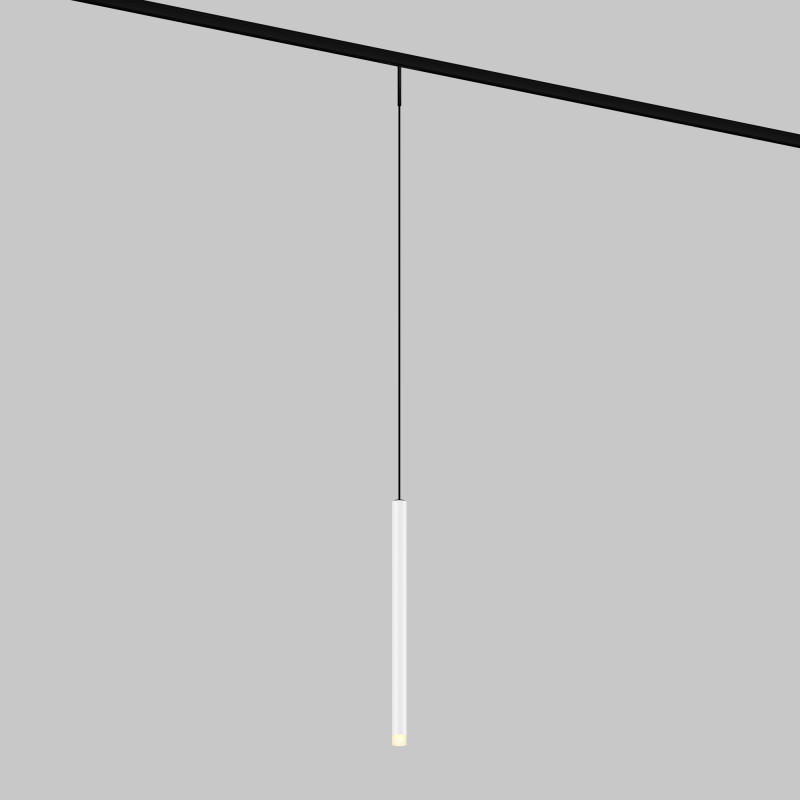 Трековый подвесной светильник 1,8*31 см, LED 3W 2700K Maytoni Technical Accessories for tracks Levity Skim TR191-1-3W2.7K-M-BW черно-белый