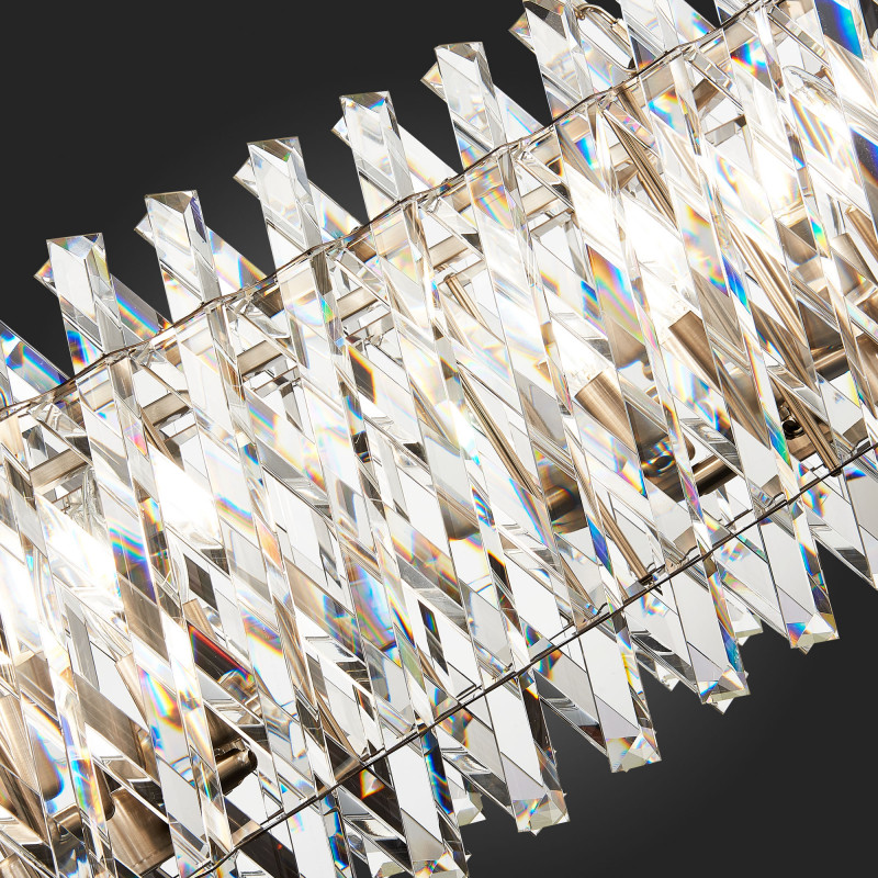 Люстра подвесная 100*35 см, ST LUCE FABIO SL1170.103.12 Никель