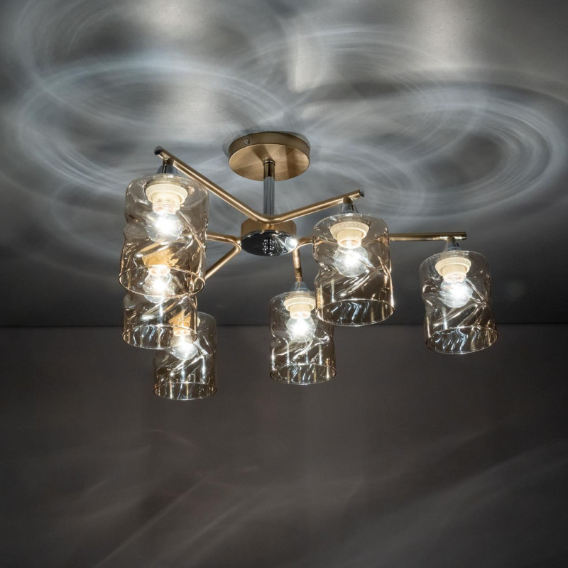 Люстра 62 см Citilux Клод CL137162 золото