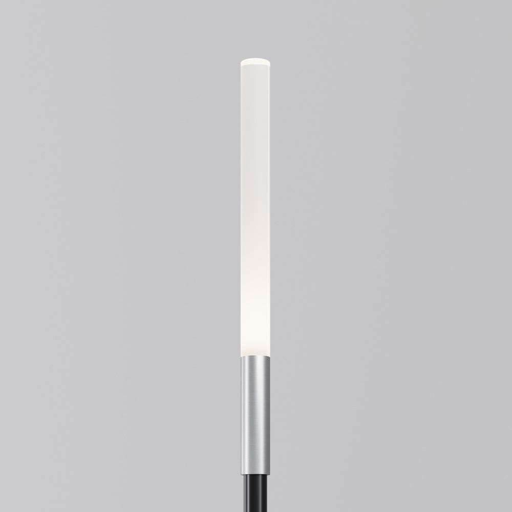 Ландшафтный светильник *1*-80 см, *LED*2,4W, 3000K, Maytoni Outdoor Flare S O524FL-L2PT3K, Платина
