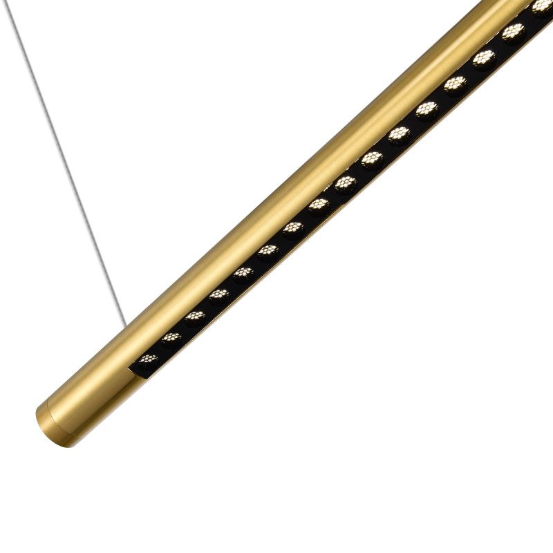 Линейный светильник 120*10*120 см, 1*LED*28W, 4000K, ST-Luce PARILLA SL6238.313.01, латунный