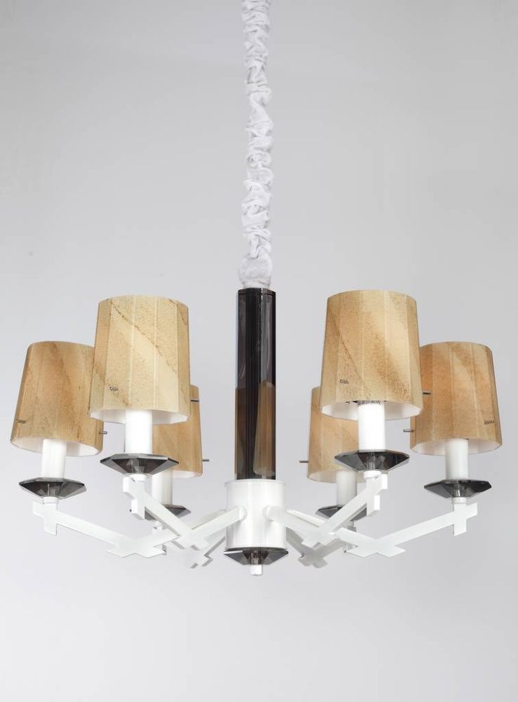 Люстра подвесная **82 см, *E14*W, Lucia Tucci Vicenza  VICENZA 117.6, белый