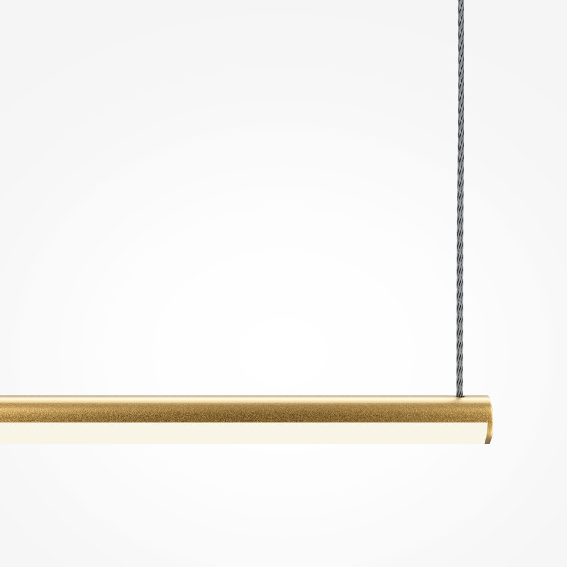 Подвесной светильник 120*1,7*316,7 см, LED, 16W, 3000К, Maytoni Halo MOD246PL-L24BSK латунный