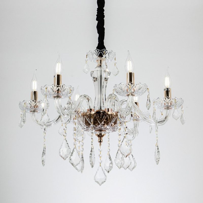 Подвесная люстра 64*64*115 см, Е14 6x40W, , Золото MODELUX premium ML.7151.6P