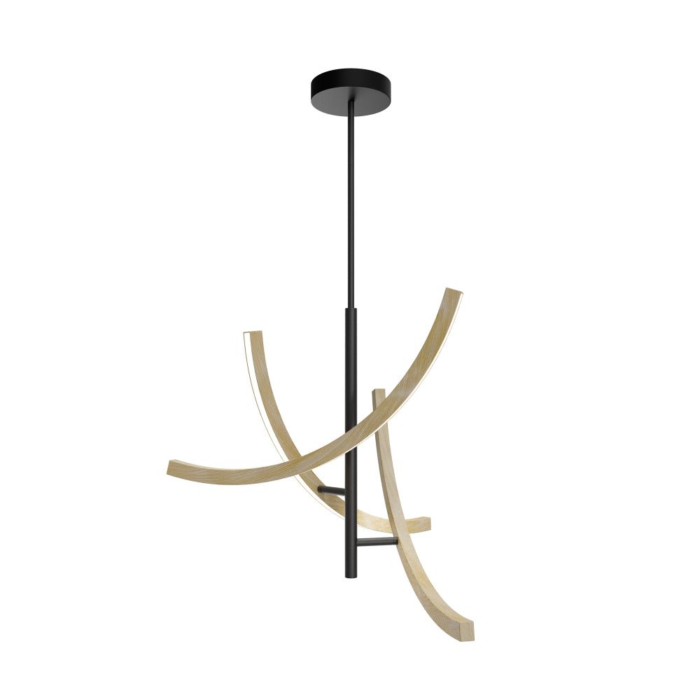 Подвесной светильник 72*65,5-94 см, *LED*21W, K, Maytoni Wabi MOD428PL-L27BK, Черный